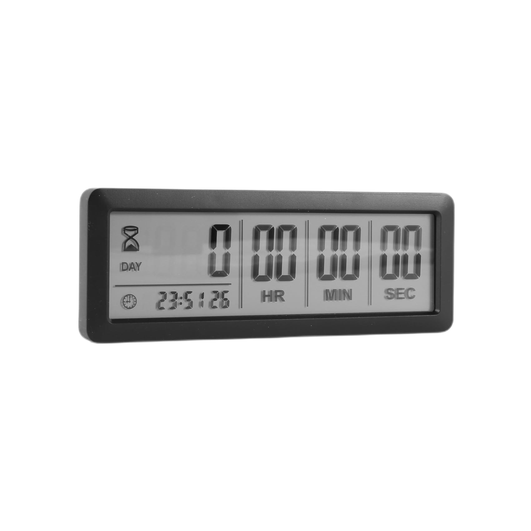 10X Reloj con Temporizador de Cuenta Regresiva Digital Grande - Temporizador de Reloj de Cuenta Regresiva de 999 Días para Cocina de Laboratorio de Graduación (Negro)