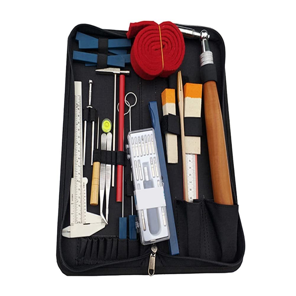 Bamberg 1 Set Kit di Accordatura per Pianoforte Set di Strumenti per Accordatore di Pianoforte Set Professionale Universale