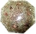 Jet New Moonstone Orgone Octagon Vastu Plate Energy Generator Crystal Gemstones