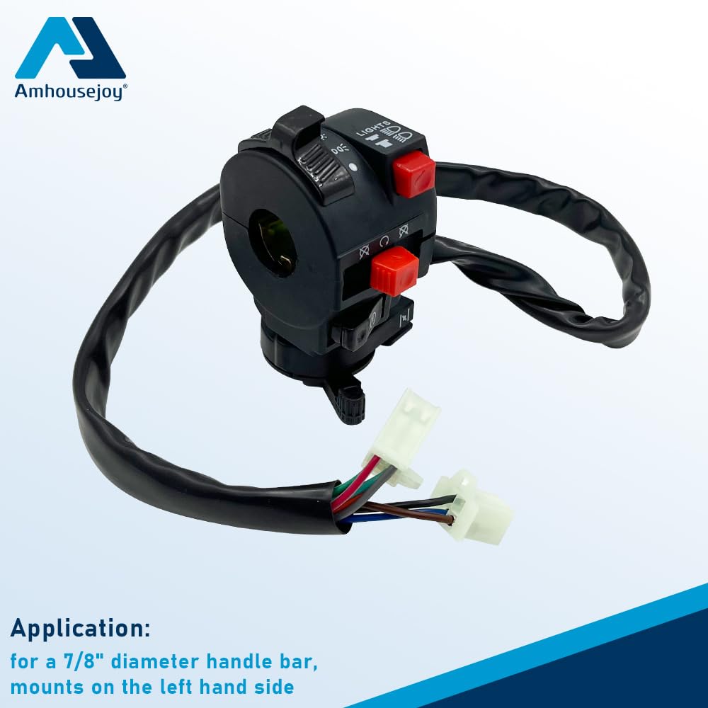 9-Wire Kill/Start/Light/Choke Switch For Chinese ATV & Mini Quad – 150cc 200cc 250cc