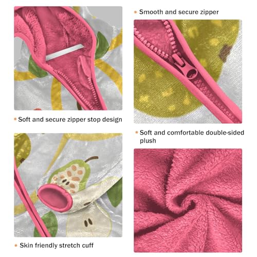 GuoChe Pear Baby Fleece Jacket3