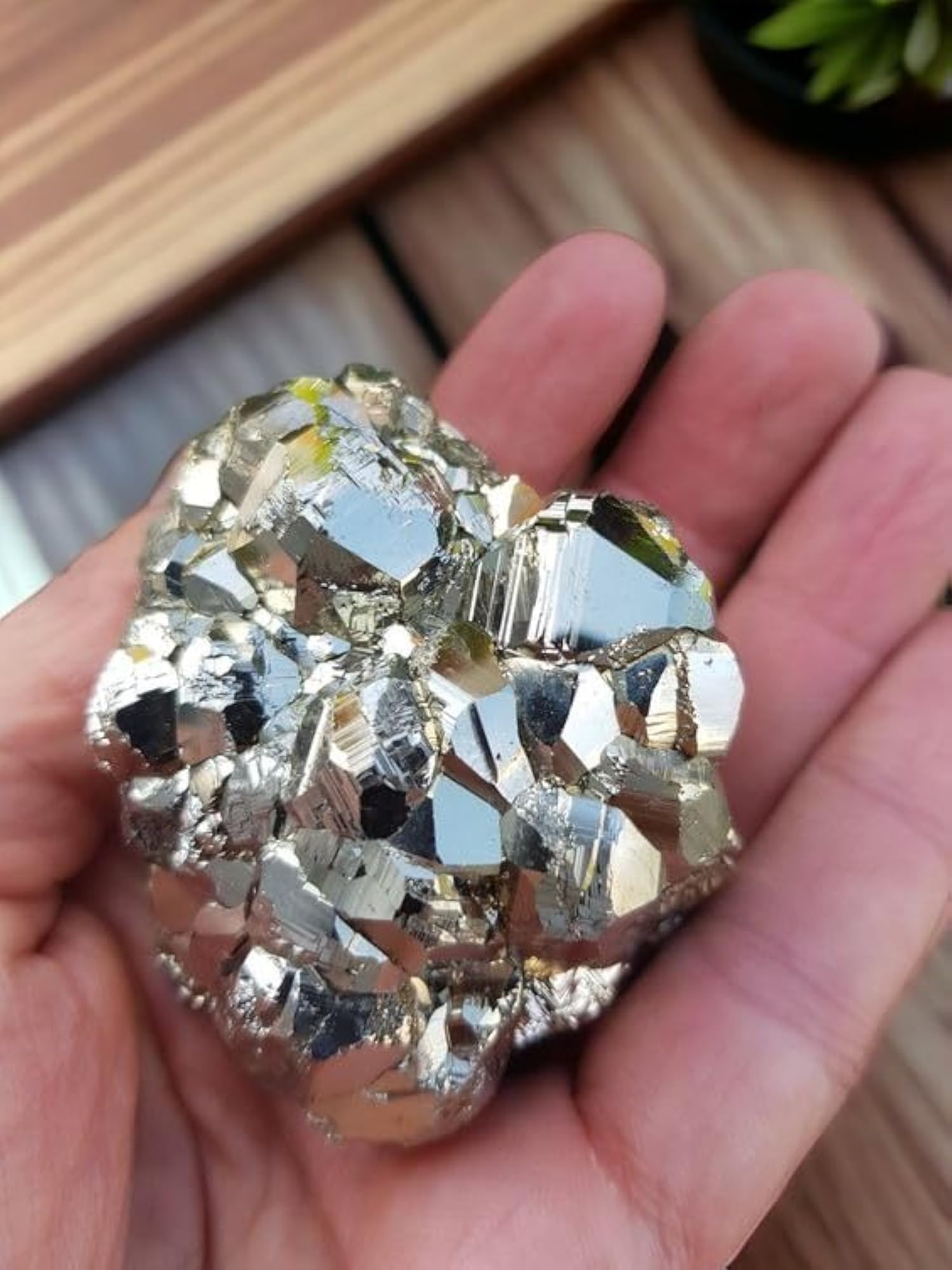 Lab Certified AAA Grade Peru Pyrite Original Cluster Geodes