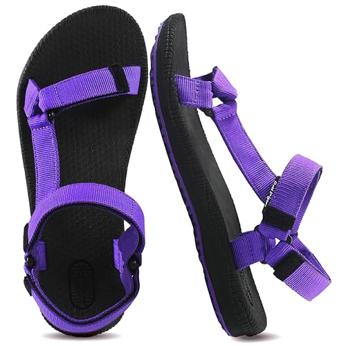 Image of Gold Pigeon Shoes SIMPLUS Lightweight Yoga Mat Cushion Sole. Womens Sandals with Back Strap for Travel, Hiking & Sport. Comfortable Water Sandals for Women.