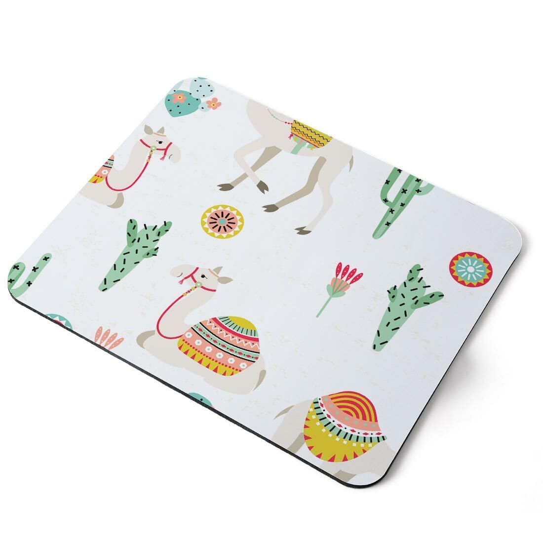 MIKKA ENTERPRISES Mouse Mat Pad - Camels Desert Animals Laptop PC Desk Office #8513 Printed Rubber Mouse pad, Home Office Use, Non Slip