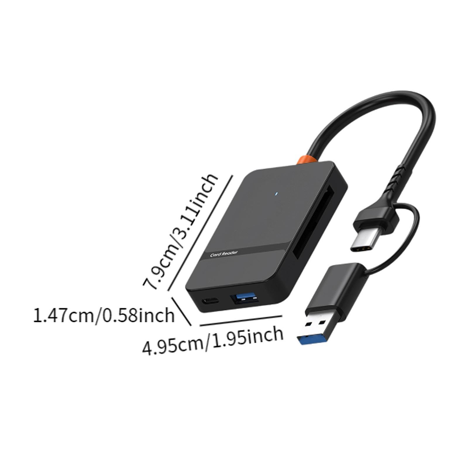 KiBcsLic 8 in 1 Card Reader Plug and Play Practical,Multifunctional,Portable, Adapter