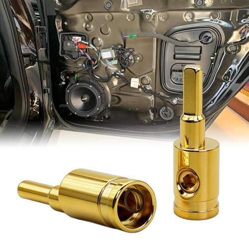 Conector reductor de entrada para amplificador, pack x2, chapado en oro miniatura 3