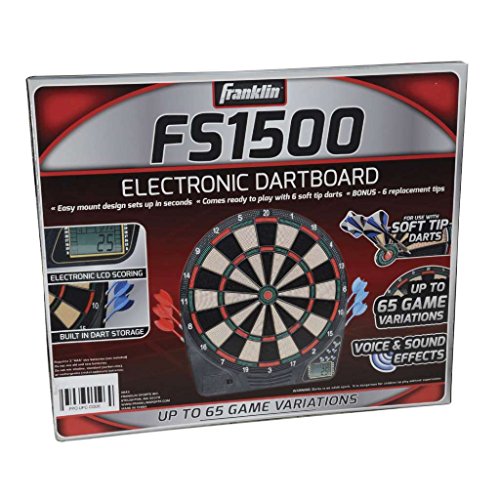 Franklin Sports 3643X Electronic Dart Board Sets - Soft Tip Electric Dartboard thumb #2