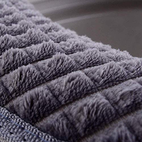 2 Stk. Weicher Badezimmer-Toilettensitzbezug, Toilettensitzkissen Badezimmerzubehör Toilettensitzbezug Weicher, warmer Plüsch Winter-Toilettenbezug-Sitz Halten Sie den weichen, weichen und warmen – Bild 4