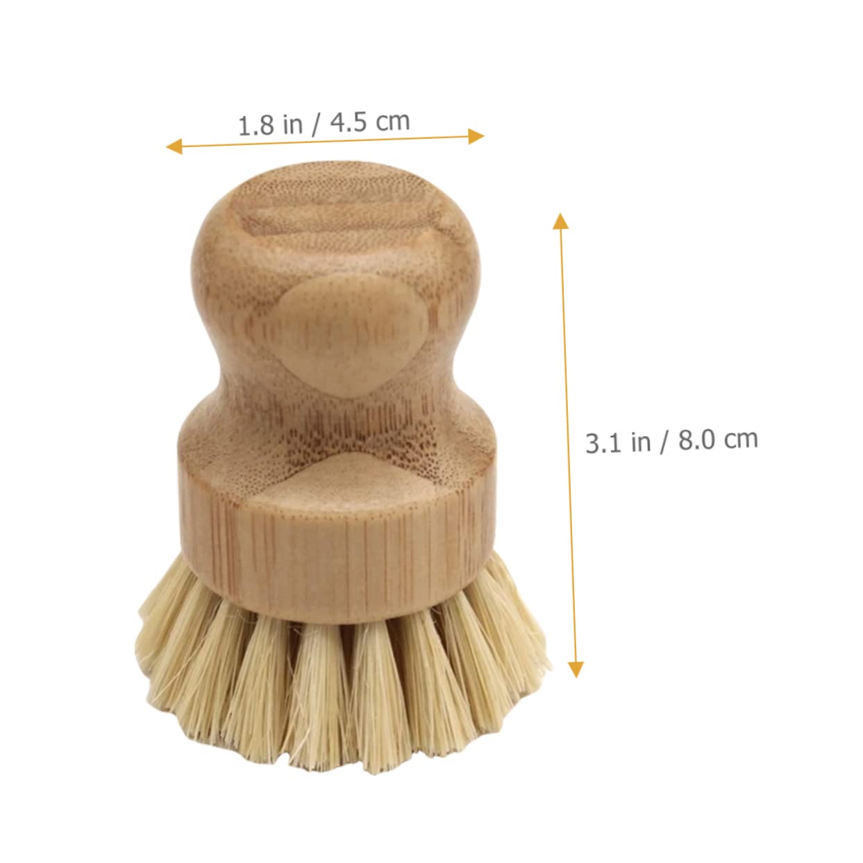 Beavorty 6 Piezas Cepillo para Platos Herramienta Limpieza Fiebre del Lavado Platos Mini Herramientas Cepillo para Fregar Ollas para Wok Chino Suciedad Piso Madera