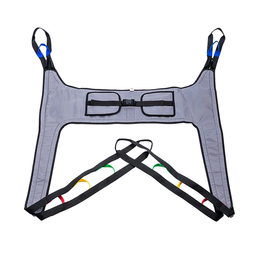Cinturón de Transferencia Arnés De Elevación De Paciente De Cuerpo Completo, Paciente Cinturón De Transferencia con Ajustable Altura para Posicionamiento Y Elevación De La Cama, Enfermería