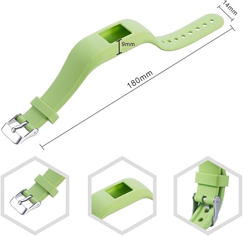 Miniatura 8 de Correa para Garmin Vivofit 3JRJR.2, correa de silicona suave de repuesto para Garmin Vivofit JRVivofit JR.2Vivofit 3 (sin rastreador)