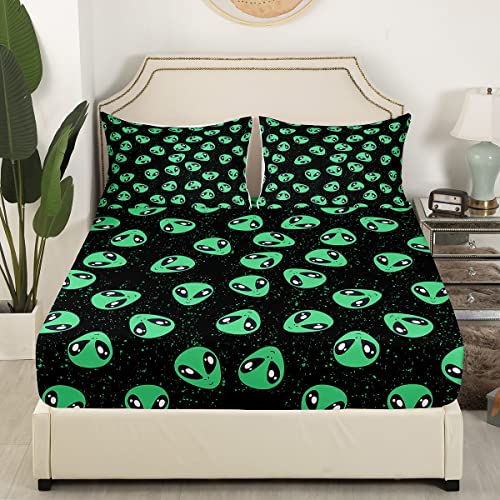 Parure de lit Alien double : le cadeau idéal pour garçon fan d'espace - 4
