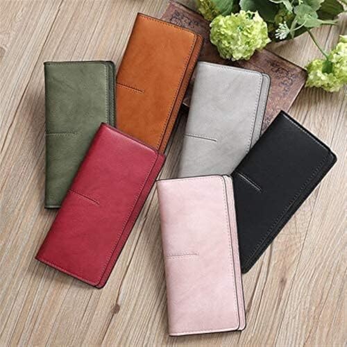 Wallet Coin Pocket Minimalist Wallet Women's Pu Leather Purse Simple Casual Long Zipper Clutch Wallet For Men Women4