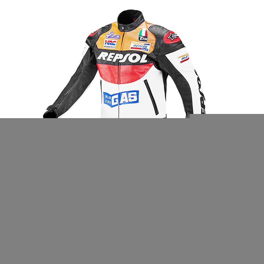 Cuir Veste Moto Racing Blouson Motard Protections CE Gilet Thermique Homme CE Armored Imperméable Respirante Textile Veste