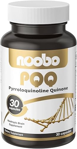 NOOBO PQQ Pyrroloquinoline Quinone Supplement for Adults, Promotes the Growth of