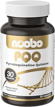 PQQ Pyrroloquinoline Quinone Supplement for Adults, Promotes the Growth of New Mitochondria & Improves Cellular HealthDaily, 1 Daily, 30 Capsules