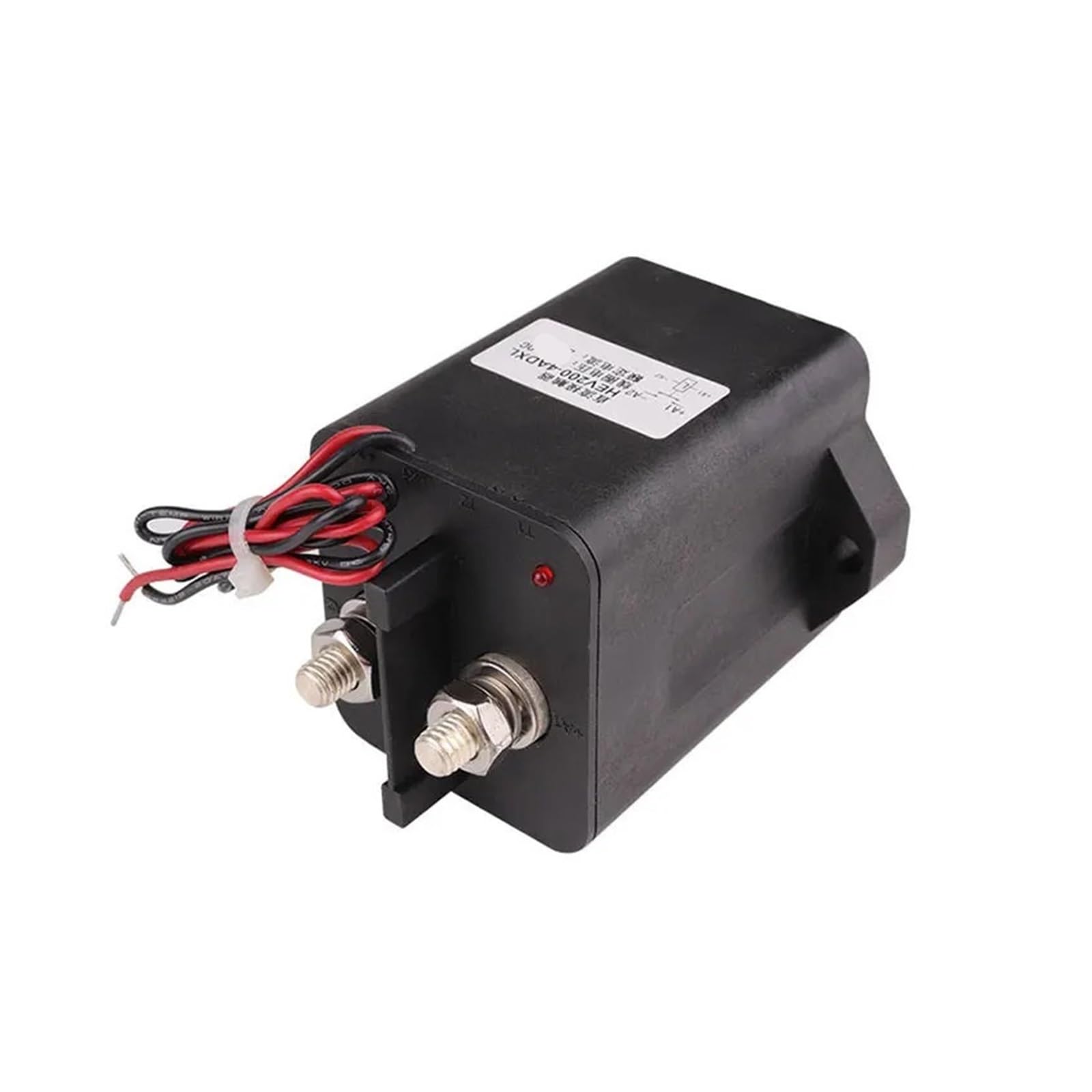 Contactor de CC de alto voltaje HEV200A, relé de potencia de voltaje de carga de 1000 V, 12 V, 24 V, 36 V, 48 V, 60 V, 72 V, 84 V y 120 V(48V,1NC)