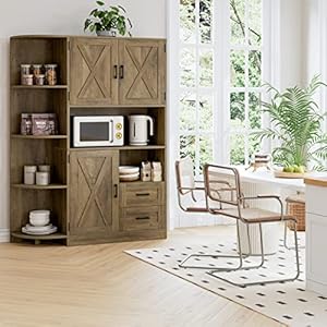 Hostack604farmhousekitchenpantrystoragecabinetfreestandinghutchwithdoorsshelvesbuffetsideboardwithmicrowavestandcoffeebarwithdrawerscupboardfordiningroomrusticbrown Urban Country Home Decor Hostack 604 farmhouse kitchen pantry storage cabinet freestanding hutch with doors shelves buffet sideboard with microwave stand coffee bar with drawers cupboard for dining room rustic brown urban country home decor