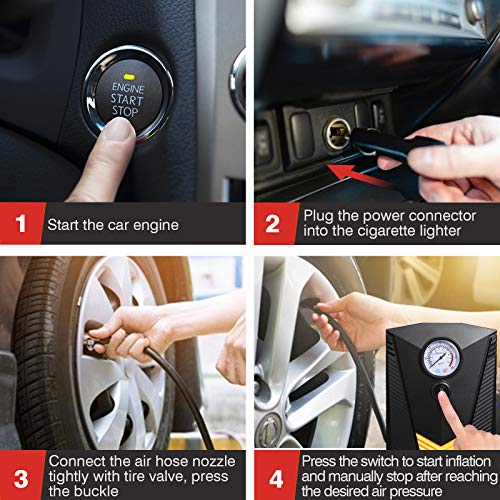 Vetoos Car Roadside Emergency Kit with Air Compressor