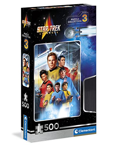 Clementoni - Puzzle Adulto 500 Piezas Star Trek - Desde 14 a&ntilde;os (35142)