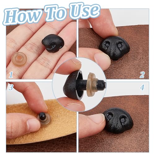 Nez de sécurité pour la fabrication d'animaux en peluche GOMAKERER - 5