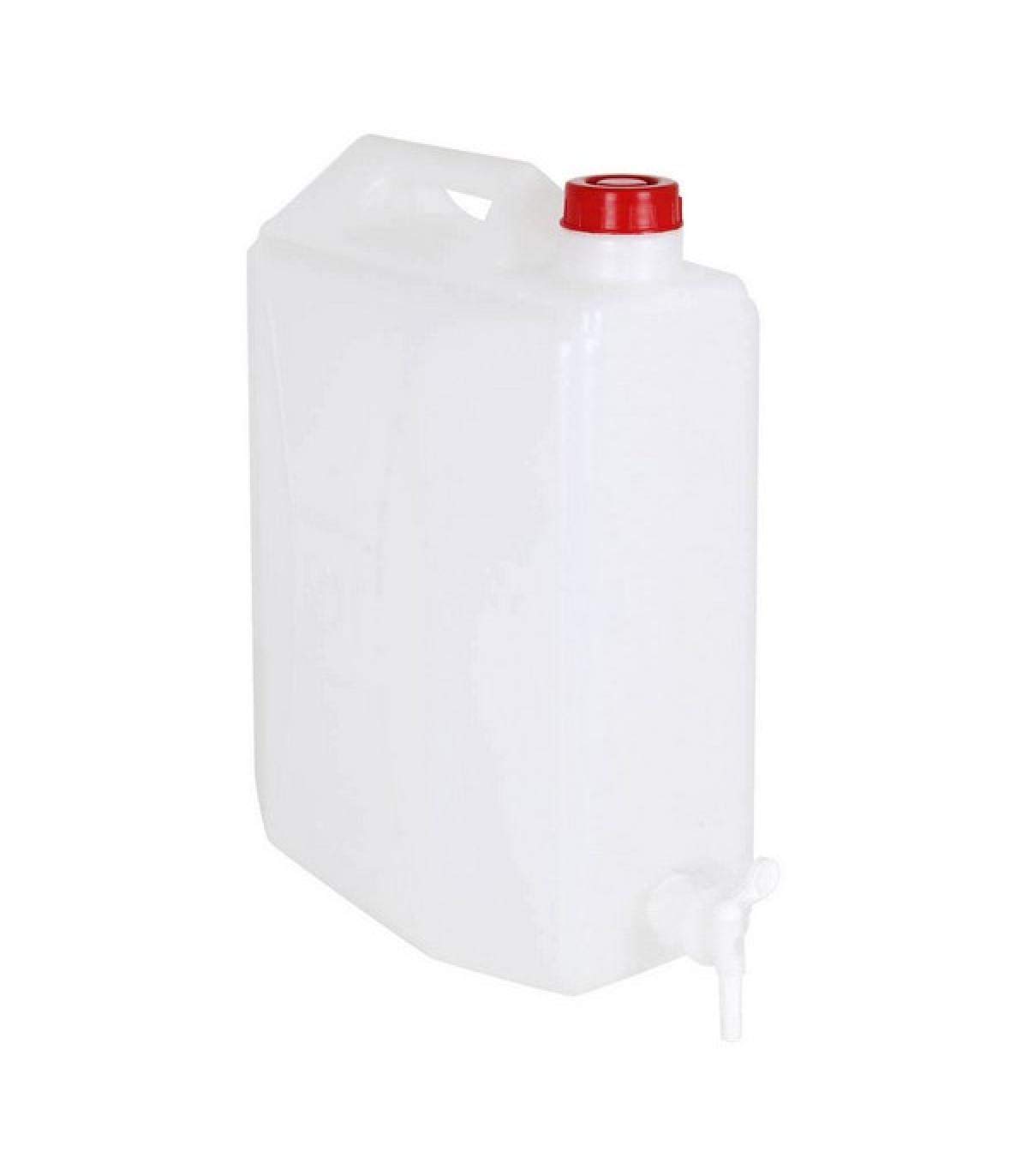 Inde 124009 Garrafa de Agua con Grifo, Blanco, Talla única