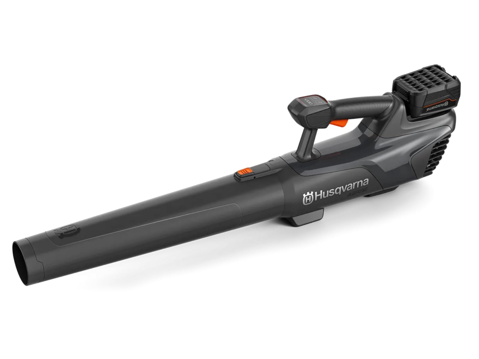 Husqvarna Aspire B8X-P4A - Soplador de hojas de batería con batería de 4 Ah y cargador incluidos, conveniente y potente con 3 rendimiento ajustable