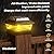 SIEDiNLAR 4x4 Solar Post Cap Lights 2 Modes Metal Deck Fence Post Light Waterproof Outdoor for 3.5x3.5 4x4 Vinyl Wooden Posts Patio Garden Decor, Warm/Cool White (12 Pack, Black)