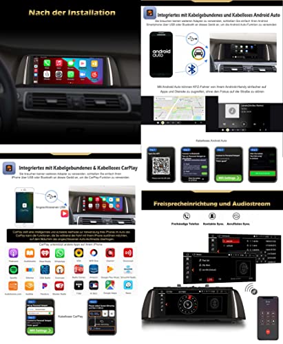 Erisin 10.25" Android 13 Bilradio för BMW 5-serien F10/F11
