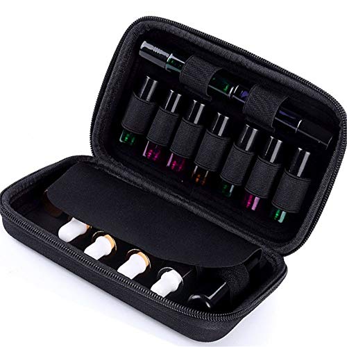Preisvergleich Produktbild Aufbewahrungsbox Für Ätherische Öle 15 Flaschen Ledertasche 15 Flaschen Von Ätherischen Ölen Perfekte Rolle Und Standard-10-ml-Flaschen Aus Ätherischen Ölen Präsentieren Ihre Beste Idealer Weg Um Öl M