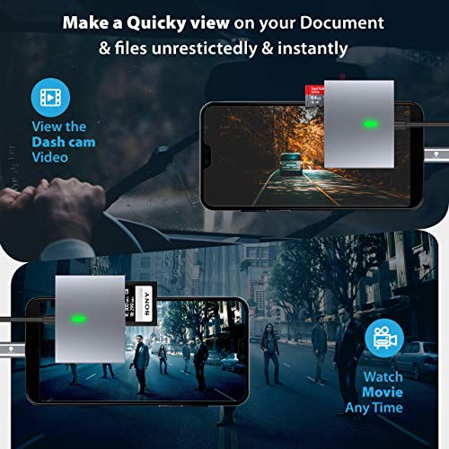 Lettore di schede SD/CF per USB C,Stouchi UHS-I