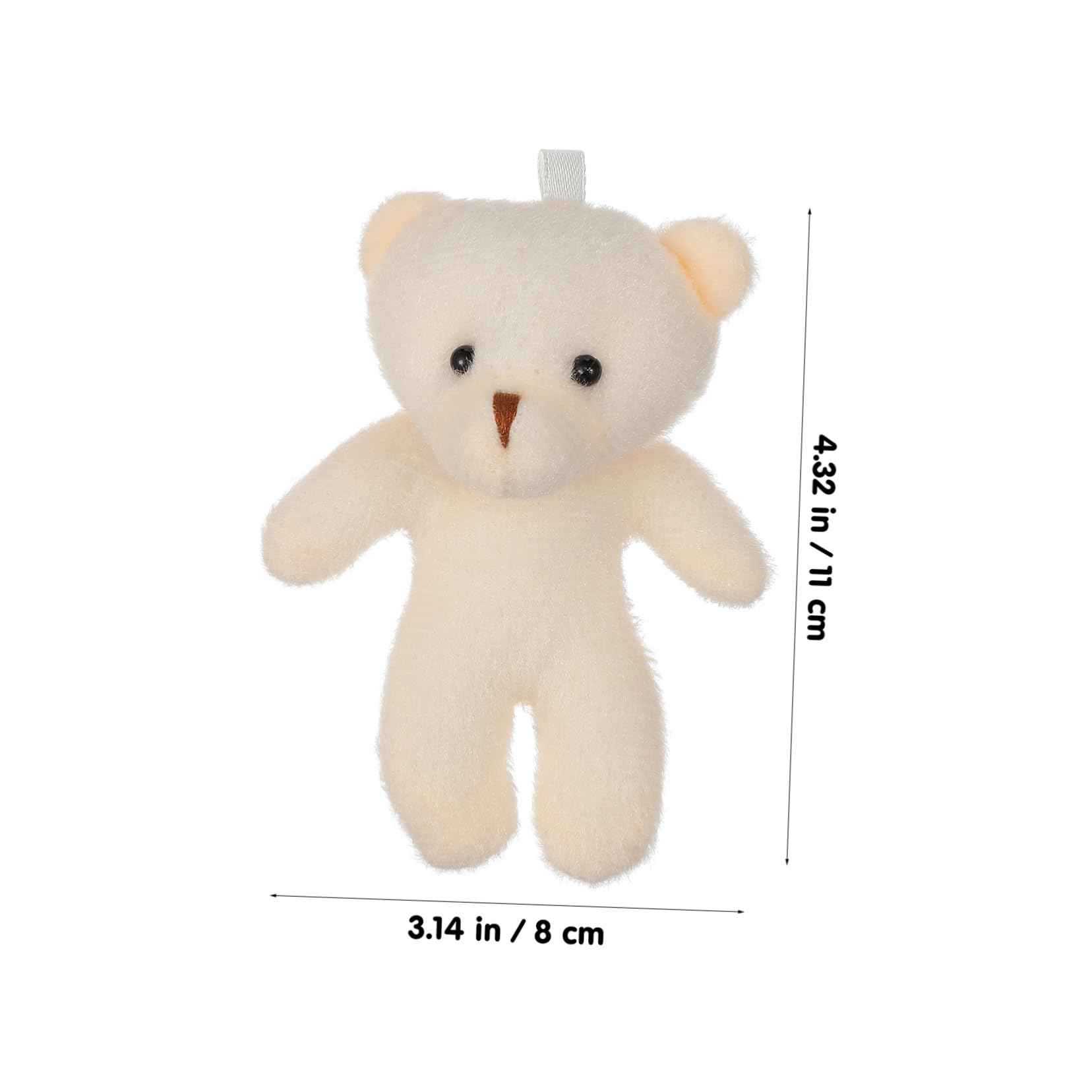 Amazon.co.jp: EXCEART ミニクマ ぬいぐるみ 小さいクマ 10個