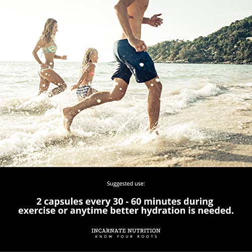 Electrolyte Salt Pills - 60 Capsules - Rapid Hydration, Exercise Performance & Fasting Salts - Broad Spectrum, Buffered Electrolyte Capsules To Reduce Cramps - Keto Salt Pills With Electrolytes #TOP7