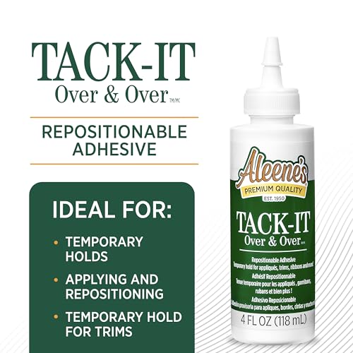 Aleene's 29-2 Tack-It Over & Over Liquid Glue 4oz, Clear