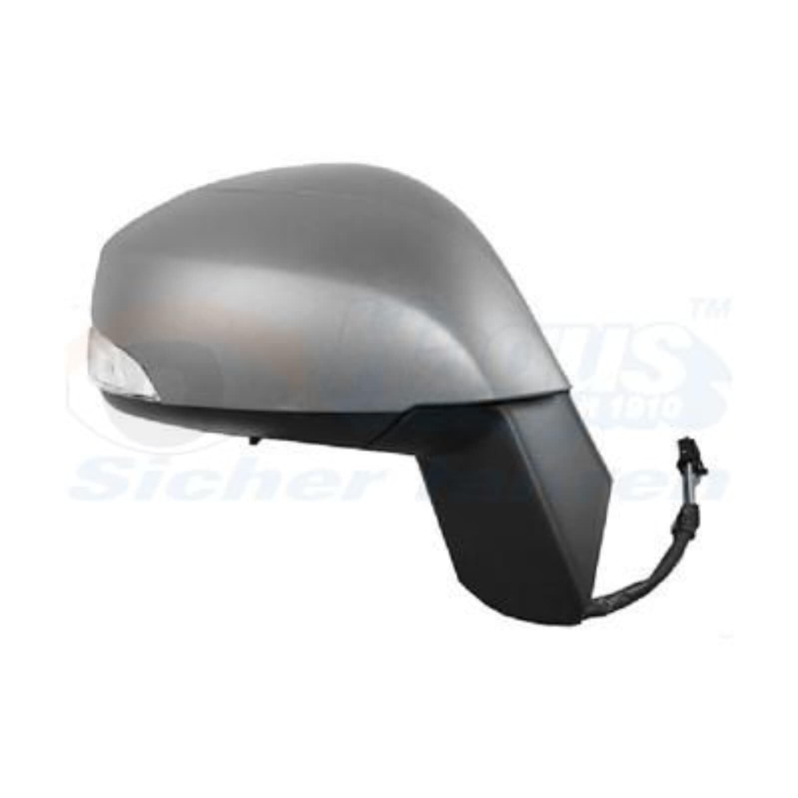VAN WEZEL 4380818 Espejo retrovisor espejo completo convexo para ajuste elect. espejo calefactable derecha Compatible con RENAULT GRAND Scénic 3 JZ0/1 Scénic 3 JZ0/1