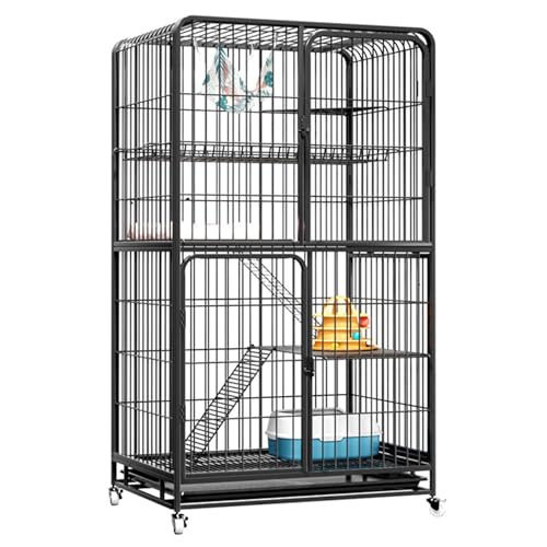 Enclos extérieur pour chat sur roulettes pour furets et chinchillas