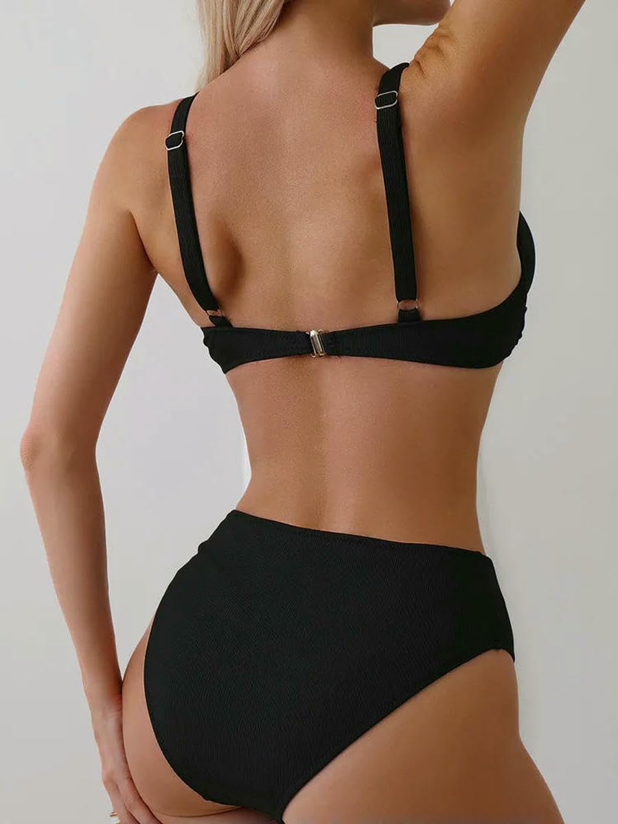 Conjunto de Bikini de Mujer de Poliamida Elastano
