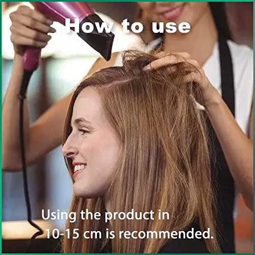 2PCS YAFIYGI Hair Dryer Attachment Universal Plastic Blower Nozzle Replace The Styling Professional Salon Hairdressing Tool of Blow Flat Hair Salon Only for Outer Diameter 4.2cm to 4.6cm - Thumbnail 2