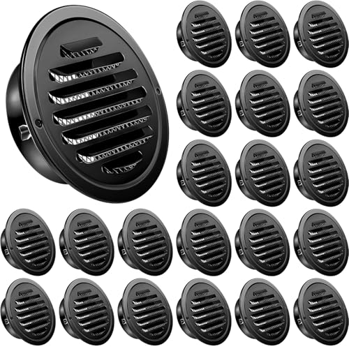 Zonon 24 Pcs Stainless Steel Soffit Vents