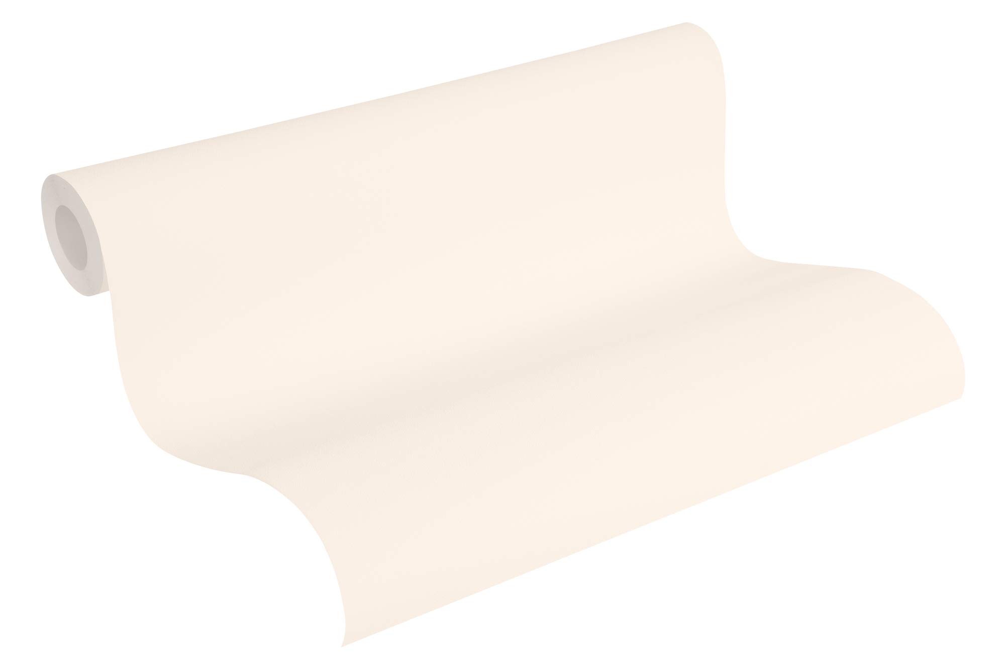 A.S. CreationScandinavian 2 Non-Woven Wallpaper Plain 10.05 m x 0.53 m Pink Cream Made in Germany 367914 3679-14