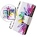 Produktbild LEMAXELERS iPhone 6S / 6 Hülle,iPhone 6S Handyhülle Leder Gemalt Flip Case PU Leder Reißverschluss Brieftasche mit 6 Kartenfächer Trageschlaufe Magnet Handytasche für iPhone 6S,BFL Sunflower