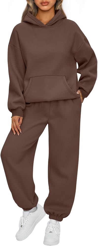 AUTOMET Womens 2 Piece Outfits Lounge Hoodie Sweatsuit Sets Plus Size Fall Fashion Clothes Airport Travel Pants Tracksuits