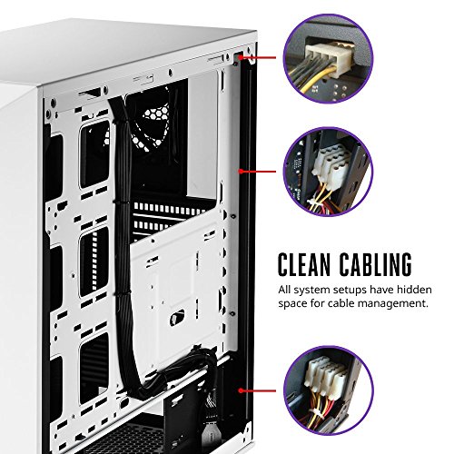 Cooler Master MasterBox 5 White with Dark Mirror Front Panel Case per PC 'ATX, microATX, Mini-ITX, USB 3.0, con Finestra Laterale' MCX-B5S2-WWNN-01