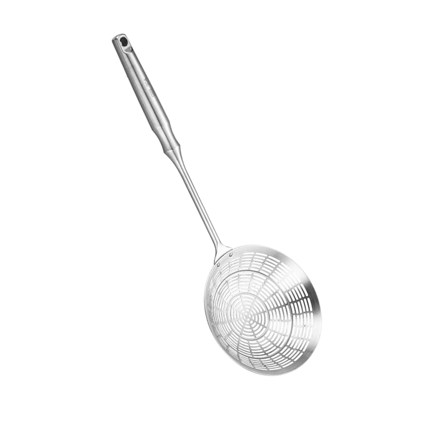 NVOQILIN 304 Nonrust Steel Strainer for Kitchen with Fine Meshes Design Cooking Skimmers Perfect for Pastas Soup and Deeper Frying Kitchen Skimmer