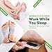 AOSORW Natural Cleansing Foot Pads - Premium Foot Care - Relieves Stress and Fatigue - Improves Sleep and Supports Body Cleansing - 30 Pads