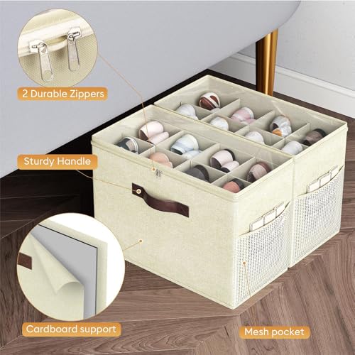 Sac de rangement de voyage pour chaussures avec 8 compartiments - 7