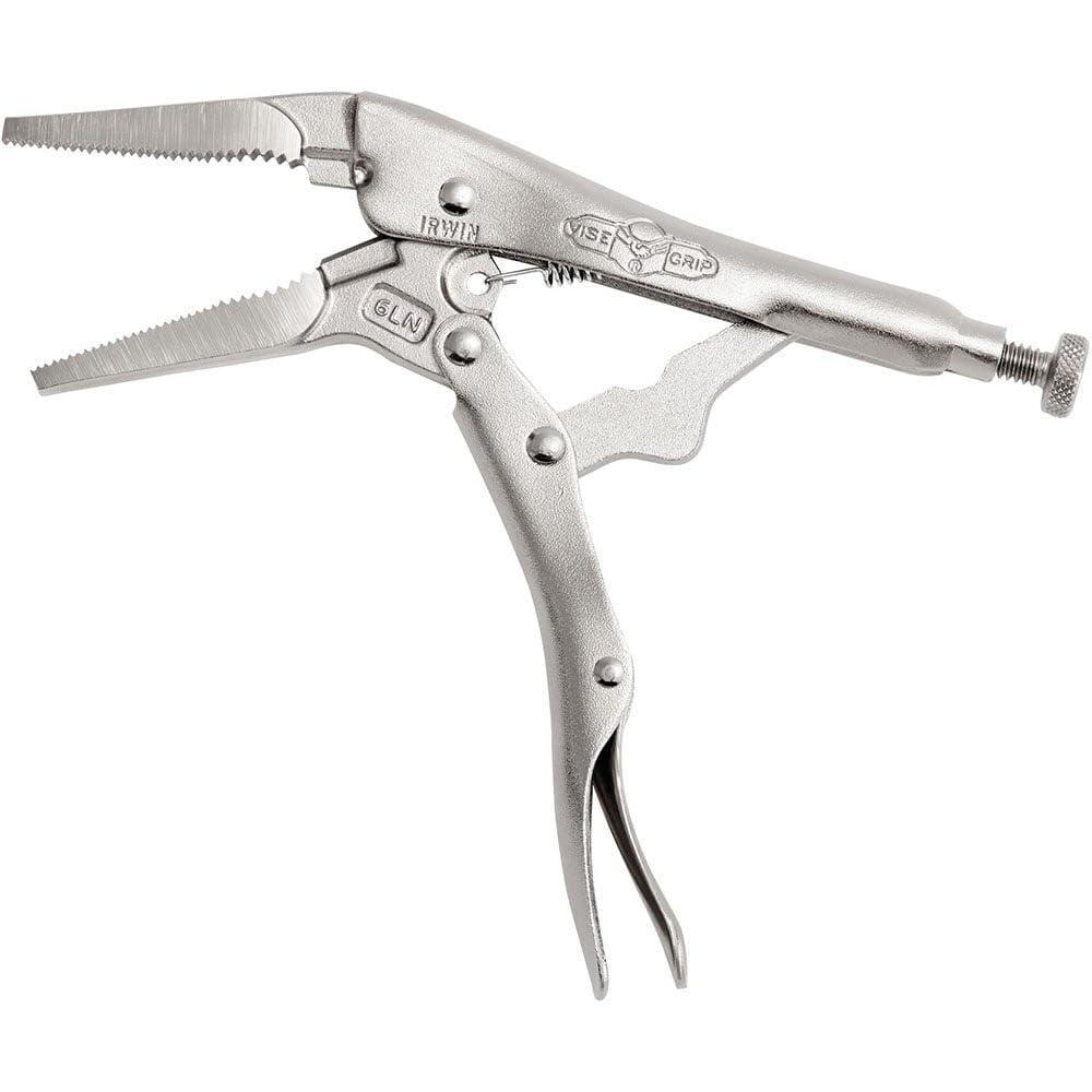 Irwin Steel Vise-Grip Pliers, Long Nose, 2-1/4-Inch Jaw Capacity, 6-Inch (1402L3)
