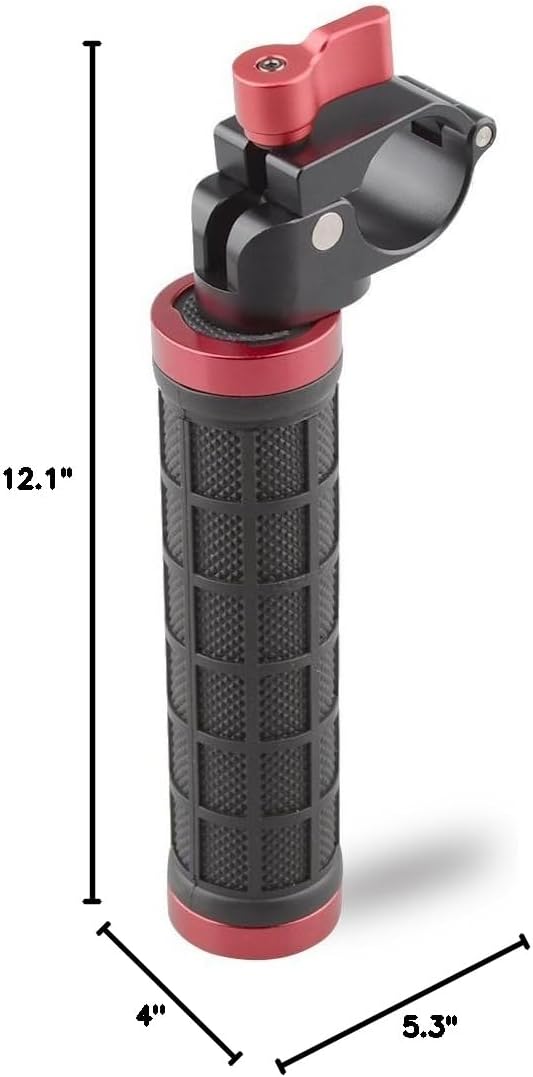 CAMVATE DSLR Shoulder Mount Rig with Manfrotto QR Base Plate and ARRI Rosette Dual Handgrip