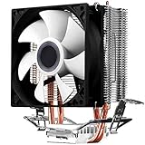 Gegong Refroidisseur de processeur G200, 2200 ± 10% tr/min, ventilateur 90 mm pour Intel LGA 775/1150/1151/1155/1156 et AMD Socket FM1 / FM2 / AM3 / AM2 + / AM2 / AM4 / 754/939/940