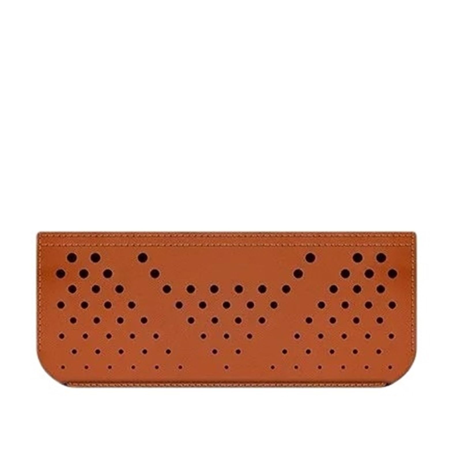 Support Universel Lunettes Auto Poche De Rangement Intérieure Latérale Siège Voiture Sac en Cuir PU Support Filet Téléphone Élastique(Brown 1pc)
